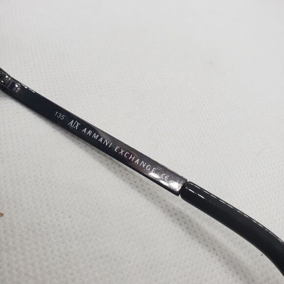 Armani Exchange Gray & Black Aviator Sunglasses & Case - Picture 14 of 15